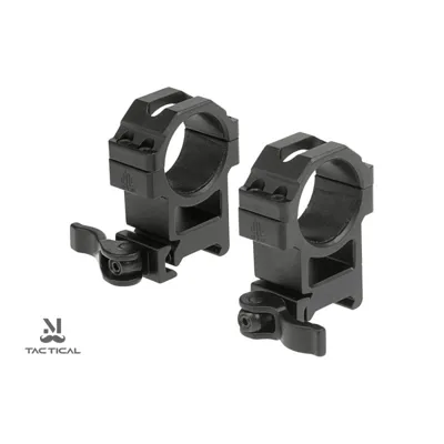 Coppia Di Anelli QD ALTI per Tubo 30mm Attacco Slitta 20mm - Leapers