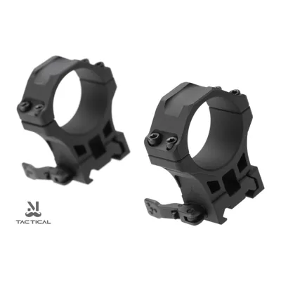 Coppia Di Anelli QD ALTI per Tubo 34mm Attacco Slitta 20mm - Leapers