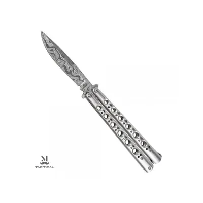 Coltello a Farfalla con Lama Decorata - SCK - Altri marchi