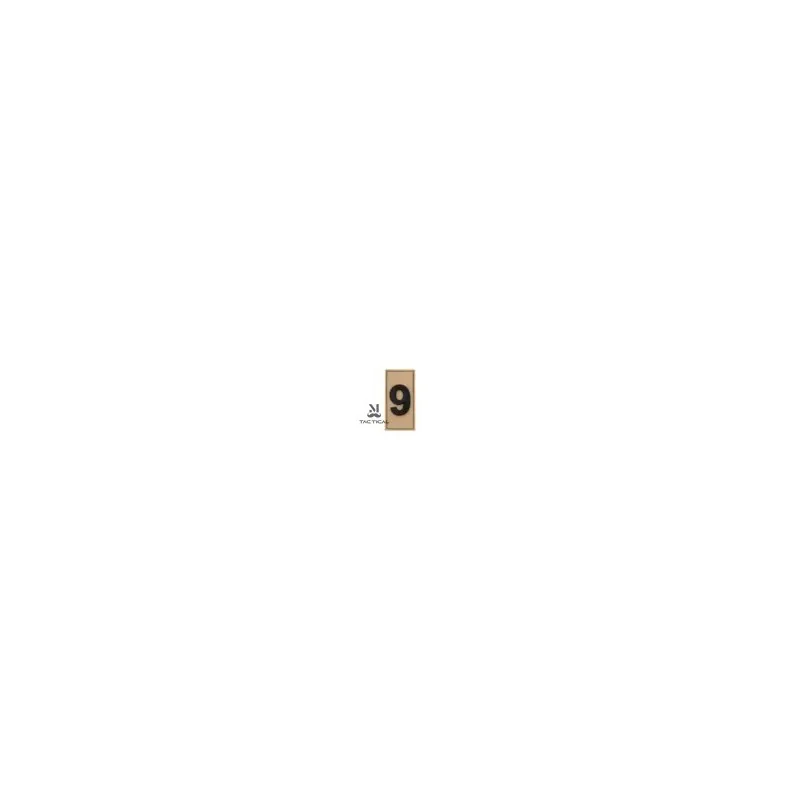 ACM Airsoft Patch Identificativa Membro 9 · Tan / FDE