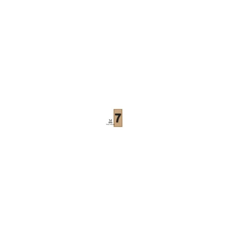 ACM Airsoft Patch Identificativa Membro 7 · Tan / FDE