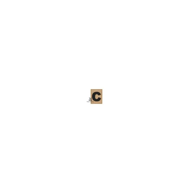 ACM Airsoft Patch Identificativa Membro C · Tan / FDE