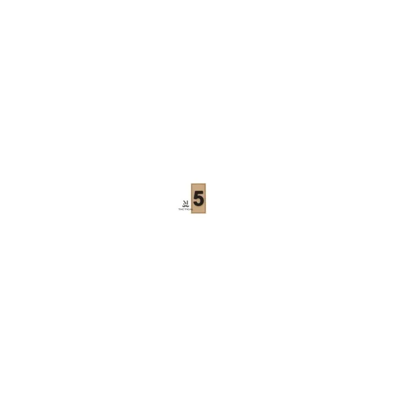ACM Airsoft Patch Identificativa Membro 5 · Tan / FDE