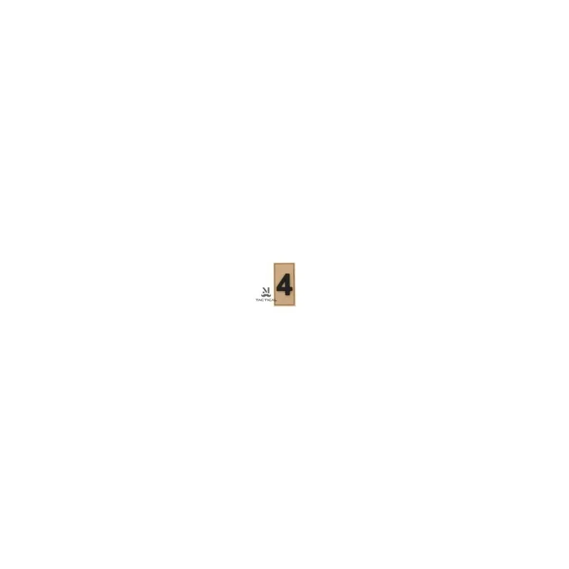 ACM Airsoft Patch Identificativa Membro 4 · Tan / FDE
