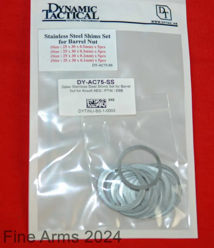 Barrel Nut Shims Set