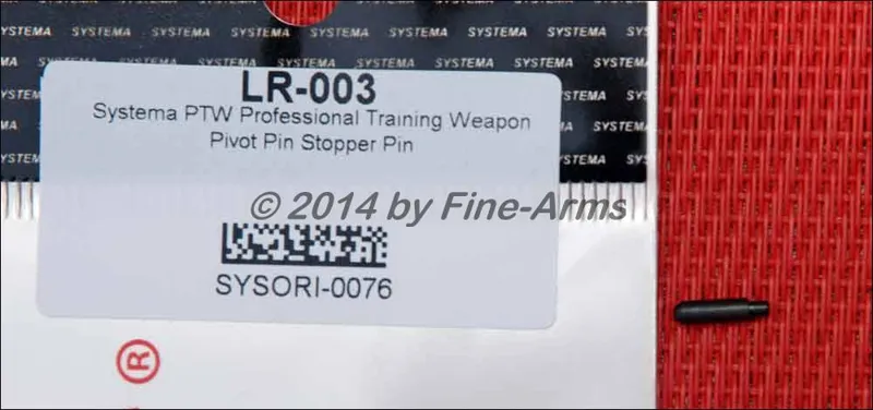 PTW Pivot Pin Stopper Pin