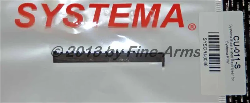 PTW Stahl Piston Zahnschiene