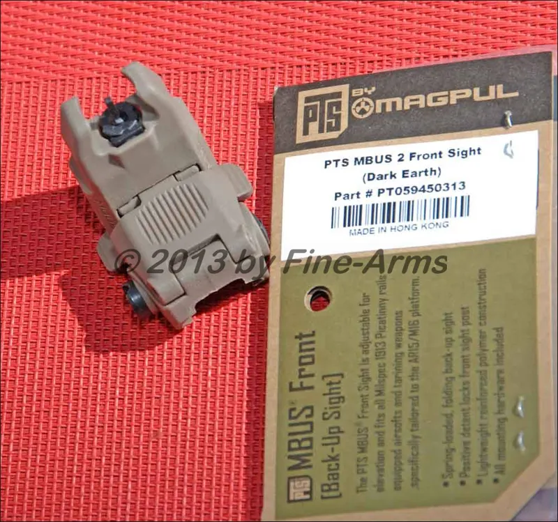 Magpul Flipup MBUS Front · Tan / FDE