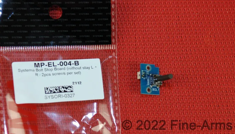 TW5 Bolt Stop Board