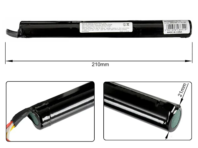 IPower LI-ION 11.1V 2600mAh 15C Stick-Type DEAN