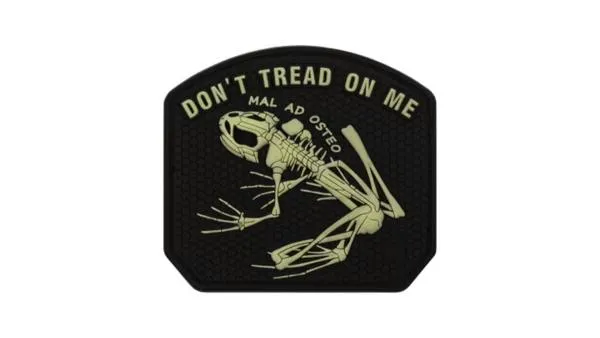 JTG Dont Tread on Me PVC Patch Glow in the Dark