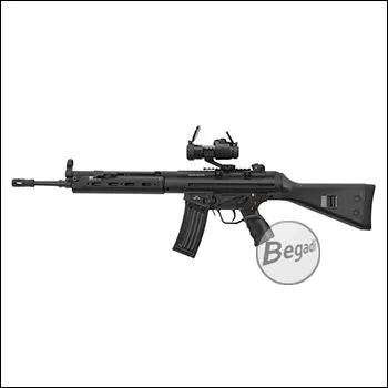 Schwaben Arms SAR M41/43 S-Aeg, Custom Version Mit SAR Handguard, Upgrade HopUp, Montage & Reddot (Frei Ab 18 J.) [CA001M-C] - Classic Army