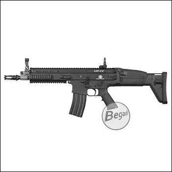 MK16 Sport / FN Herstal Scar-L Upgrade S-Aeg Mit CORE EFCS / MOSFET & Pro HopUp, Metall Version - (Frei Ab 18 J.) - BEGADI
