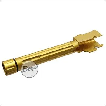 Lightweight Outerbarrel Mit 14mm CCW Gewinde & Cover Für TM / KJW / WE / Army Armament G Serie -Goldfarben - BEGADI