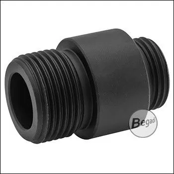 Silencer Adapter 12mm CCW Auf 14mm CW -Lange Version- (Für z.B. Army Armament R17 Gladiator & Ripper) - BEGADI