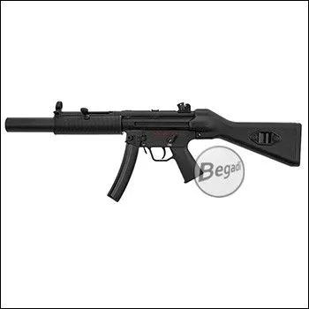 SMG 05 SD5 (EFCS, MOSFET, Kurzhubig, Pro HopUp) Mit Metallgearbox & Burst Modus < 0,5 J - Golden Eagle