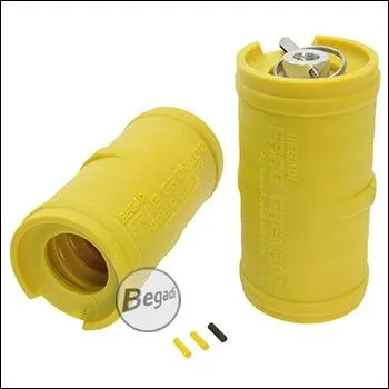 Frag Grenade Set, Gasbetrieben, Modular, Für 140 / 180 BBs, Gelb (Frei Ab 18 J.) - BEGADI