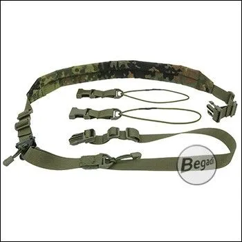 2-POINT Sling "Universal Rifle", Mit 2 Adaptern Und Einhändiger Schnellverstellung - BEGADI