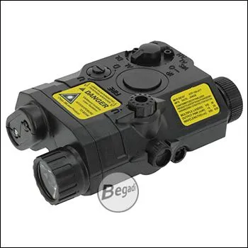 Dummy Laser Box (Laser – Licht Modul Attrappe) "PEQ 15", Aus Kunststoff, Eco Version - BEGADI