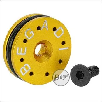 CNC Aluminium Pistonhead, Ventiliert, Für Nozzles Mit 14.4 – 14. (R17) -Goldfarben- (Ohne OVP, Outlet) - BEGADI