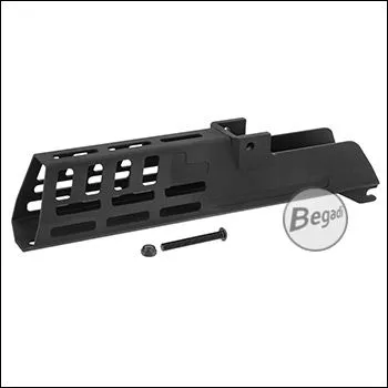 CNC Alu Handguard Für S&T ST316 K / L (Medium), M-LOK Kompatibel - Auch Passend Für Cyma, Golden Eagle, Army R60 & - BEGADI