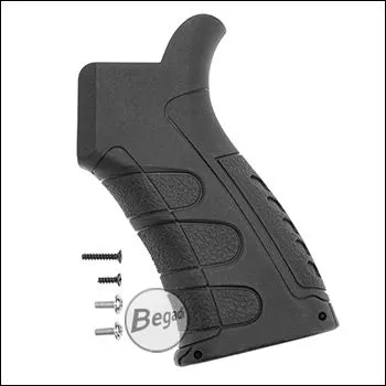 M4 Pistolengriff / Pistol Grip "Striker", Aus Nylon Fiber, Mit Motorplatte - Ohne Finger Curve - BEGADI