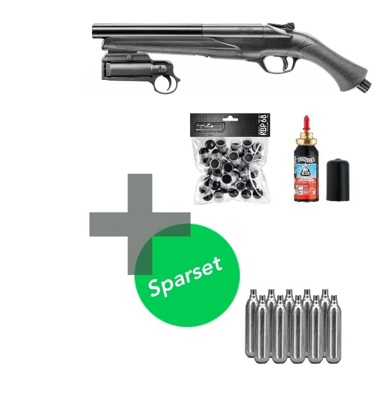 T4E HDS 68 Shotgun + HDR 50 Launcher - Kaufen! · Negro