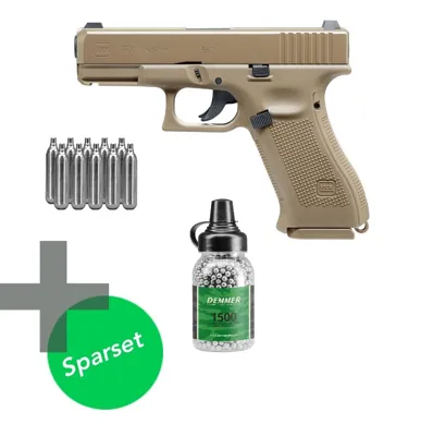 19x CO2 Luftpistole 4,5 mm BB - Kaufen! - Glock