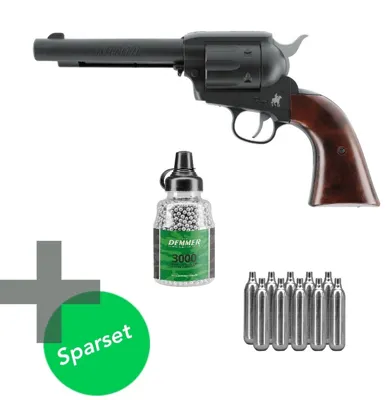 Marlin Revolver 4,5 mm BB Inkl. 3000 BBs Und 10 CO2 Kapseln- Set! - Umarex