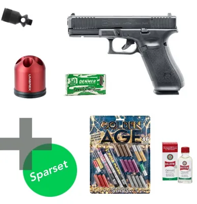 Silvester Set 17 Schreckschuss Pistole 9mm - Kaufen! - Glock