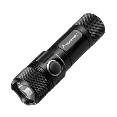 LED Taschenlampe T-Force VR 1000 Lumen Inkl. Ladekabel, 3 x Farbfilter, Kabelschalter Und Lanyard - Mactronic