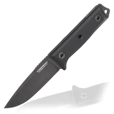 Outdoormesser K1 Böhler N690 Stahl Inkl. 2 x Scheiden, Gürtelclip Und Montage Für Picatinny-Schiene - Steambow