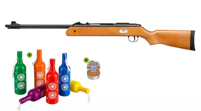 Oktoberfestgewehr Gen. 2 Repetier Luftgewehr 4,4 mm Mit 750 BBs Und 6 Shooting Bottles - Diana