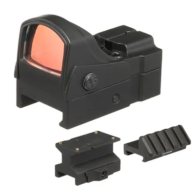 Impact Mini Reflex Sight Red-Dot 5 MOA Single-Dot LPZ Inkl. 20 - 22mm + 45 Grad Halterungen - Firefield