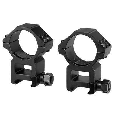 High Profile Rings Für 30 mm ZF F. 20 - 22 mm Schiene (2 Stück) - Double Bell