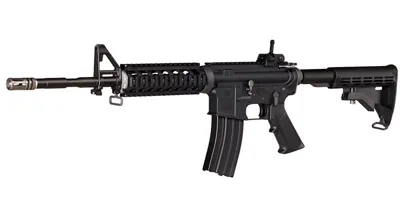 FN Herstal M4A1 RIS Carbine Vollmetall AWSS Open-Bolt Gas-Blow-Back BB - Wei-ETech