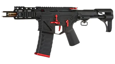 Phantom Extremis Rifle MK7 CRS Vollmetall eSilver Edge SDU-Mosfet 2.0 S-Aeg BB / Rot - APS Airsoft