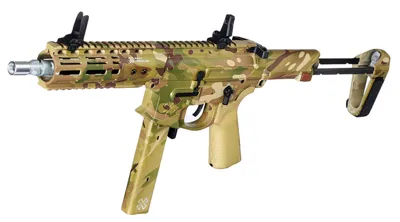EMG Noveske Space Invader 9mm Gen. 4 eSilver Edge SDU-MosFet 2.0 Vollmetall S-Aeg BB - APS Airsoft