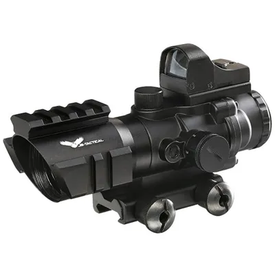 Tactical Scope 4x32 Mil-Dot Mit - Green-Dot LPZ Inkl. 22 mm Halterung - JS Tactical
