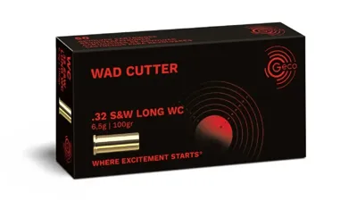 32 S&w Long WC Wad Cutter 6,5g / 100g - Geco