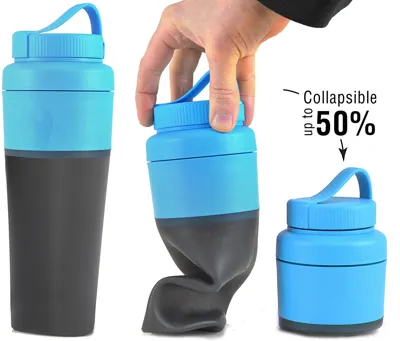 Faltflasche Pack Up Bottle Für Camping Und Outdoor Cyan - Light My Fire