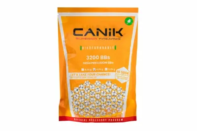 BIO BBs Weiß 0,23 g 3.200 Stück - CANiK