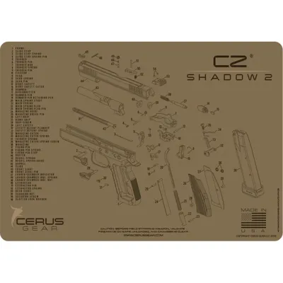 CZ Shadow 2 Handgun Cleaning Mat - Cerus Gear