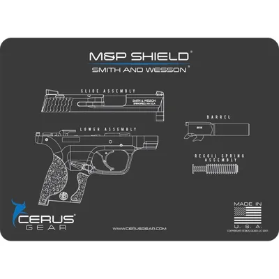 EDC M&p Shield Smith&wesson Handgun Cleaning Mat - Cerus Gear