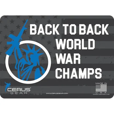 EDC Back to World War Champs Handgun Cleaning Mat - Cerus Gear