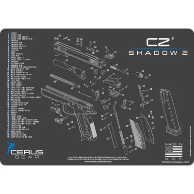 CZ Shadow 2 Handgun Cleaning Mat - Cerus Gear