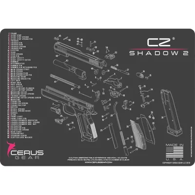 CZ Shadow 2 Handgun Cleaning Mat - Cerus Gear