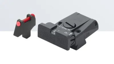 Mikrometer-Visier SPR Für Colt Series 80 Mit Rotem Fiber Optic-Korn - LPA