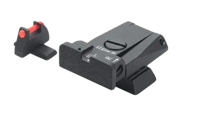 Mikrometer-Visier SPR Für HK USP9/40/45 Mit Rotem Fiber Optic-Korn - LPA