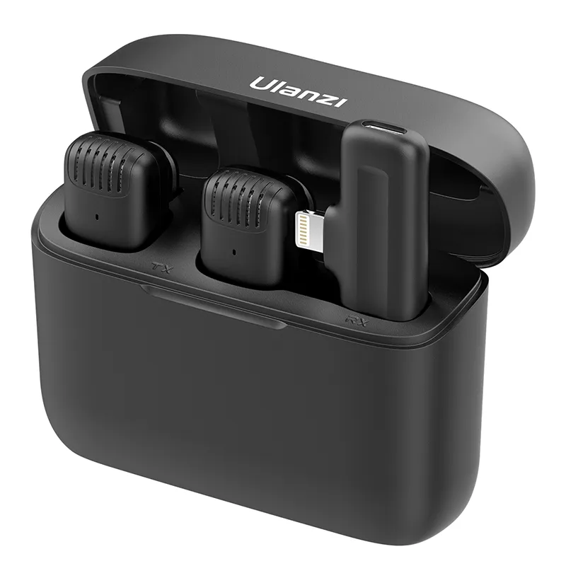 Ulanzi J12 Wireless Lavalier Microphone with Lightning Plug